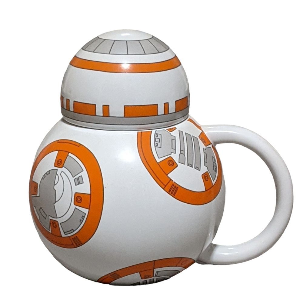 Star wars BB-8 mug hot beverage cup with lid - Picture 2 of 10
